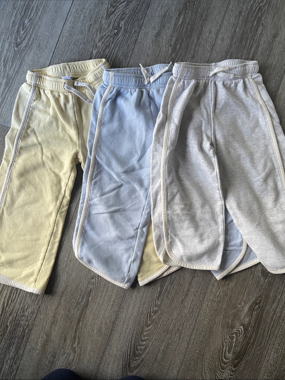 Old Navy Kids Sweatpants Trio - Yellow, Blue & Gray